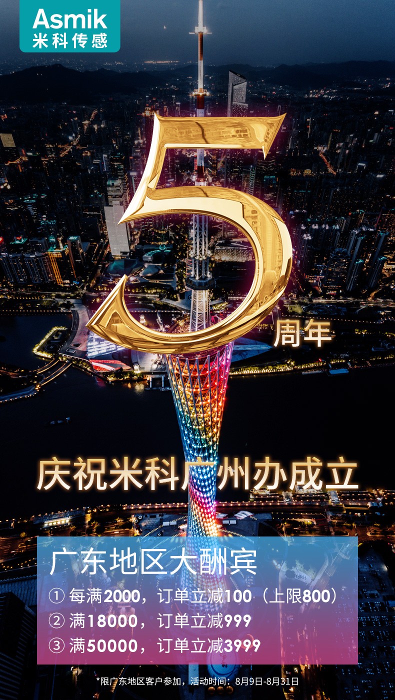 慶祝廣州辦事處成立5周年，全場(chǎng)滿減，感恩回饋